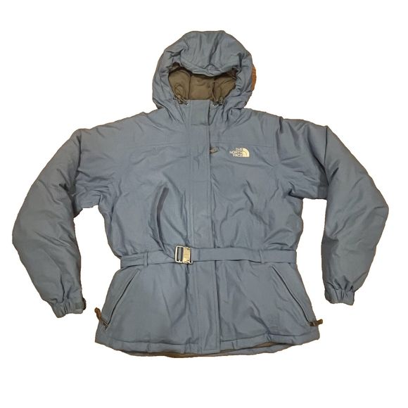 The North Face Jackets & Blazers - The‎ North Face Belted 550 Womens Large Jacket Coat Goose Down Puffer Blue